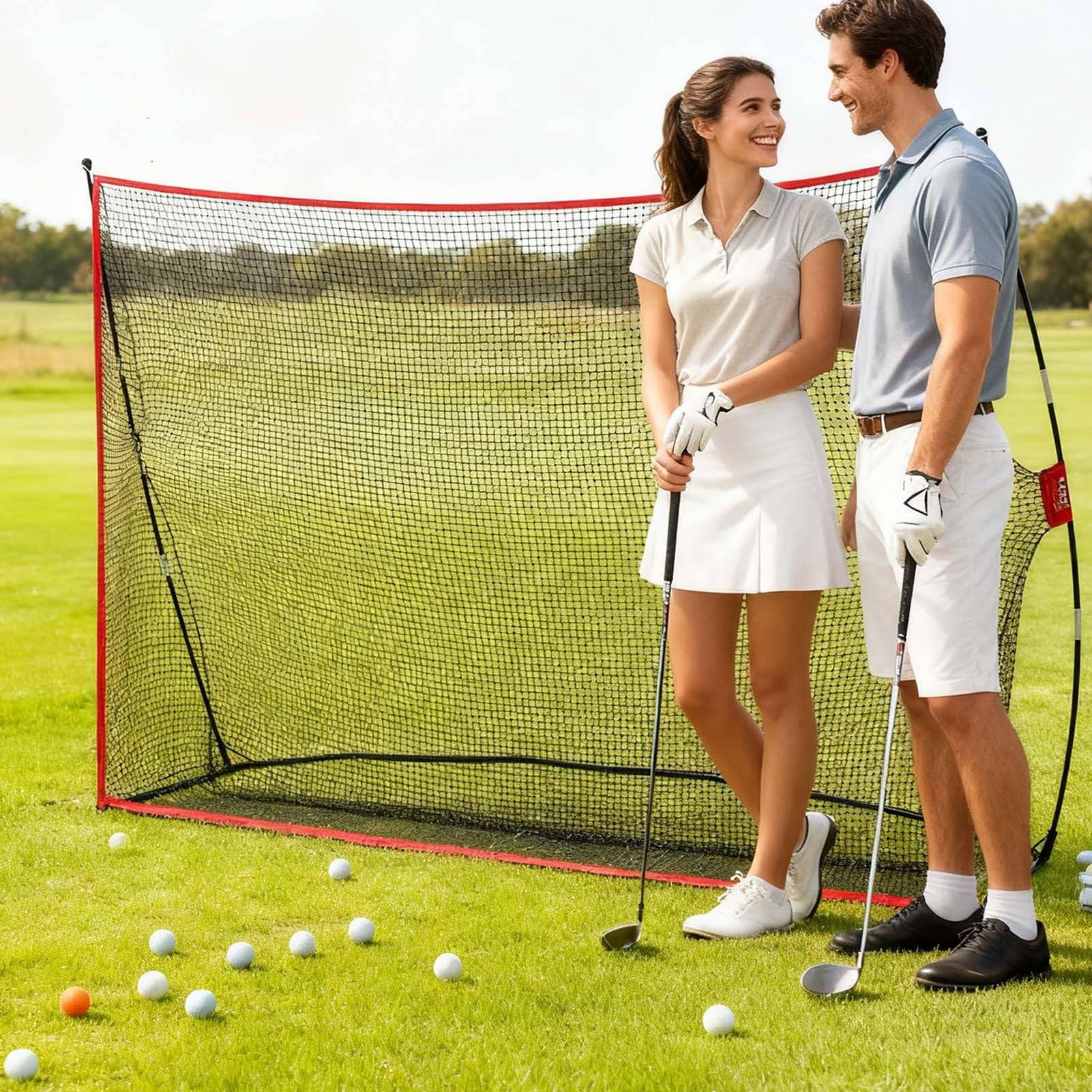 Siatka Treningowa Golfa Pomoc Treningowa Swingu Na Pole Golfowe | Siatka Golfowa Do Uderzeń W Domu Akcesoria Dla Mężczyzn, Kobiet, Sportowców, Rowerzystów, Młodzieży,