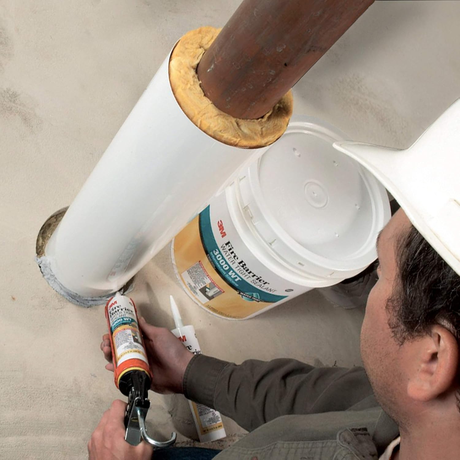 3M Fire Barrier Water Tight Sealant 3000 WT, Gray Color, GunGrade