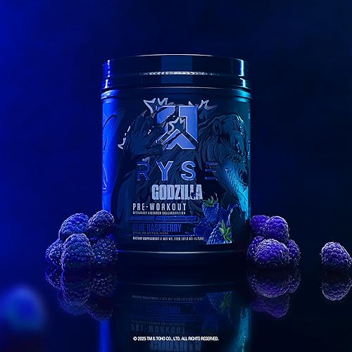 Miniatura 5 de Ryse Noel Deyzel x Godzilla Pre Entrenamiento  Bombas intensas, energía y enfoque  Citrulina y Beta Alanina  400 mg de cafeína total  40 porciones