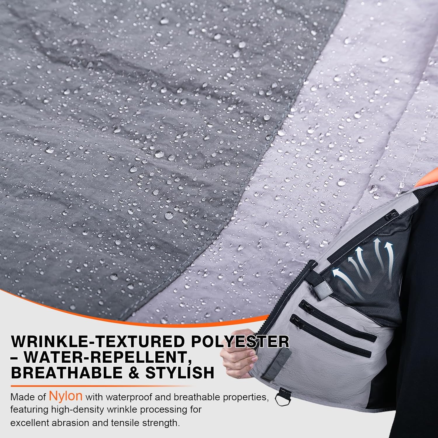 Goture Fishing Vest,Lightweight Breathable Nylon Fly Fishing Vest for Men and Women,20 Pockets Vests for Outdoor Activities - Image 4