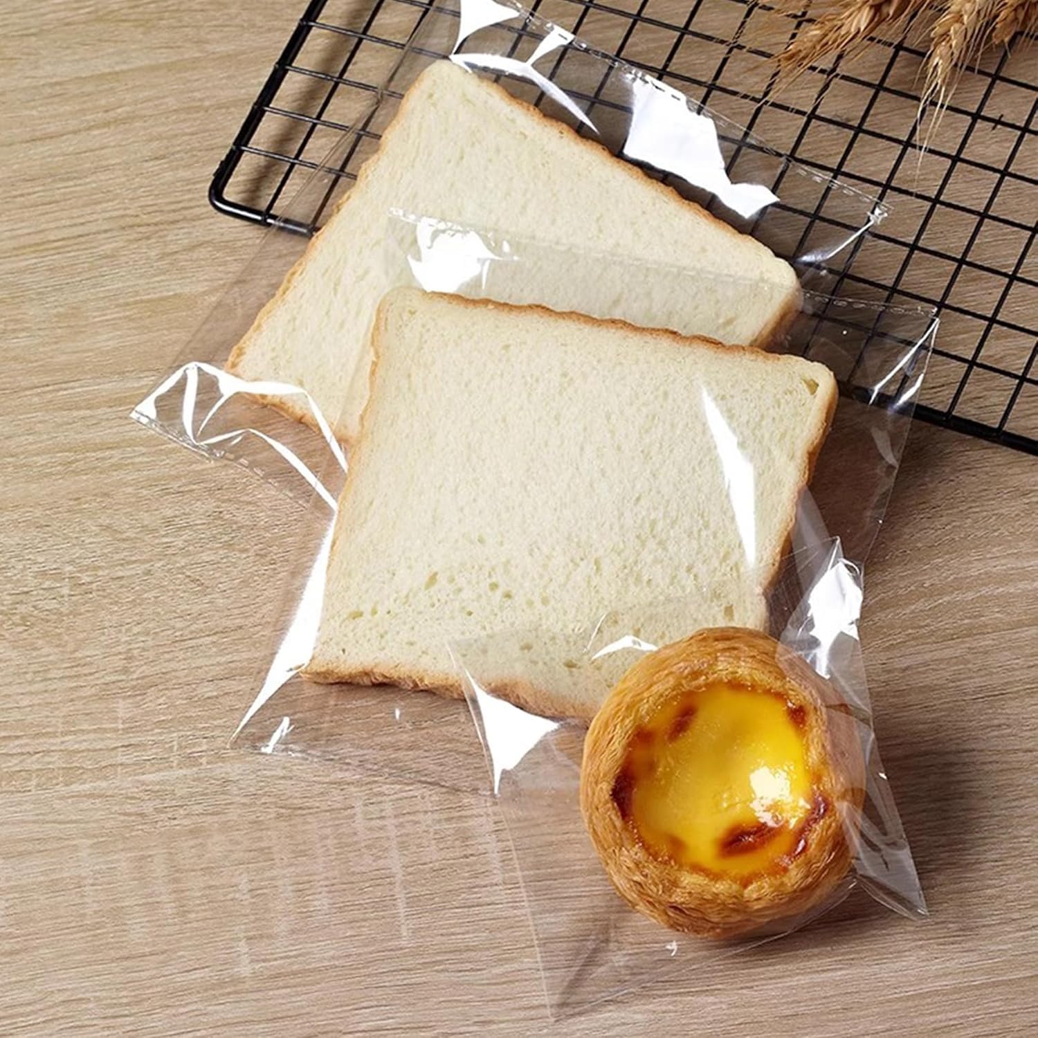 Bustine Cellophane Autoadesive - 300 Pezzi 10x10cm, Per Dolci, Regali E Piccoli Oggetti