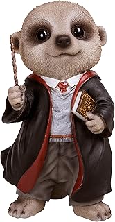 Vivid Arts | Baby Wizard Meerkat | Resin Home or Garden Decoration | XMK-2302-D