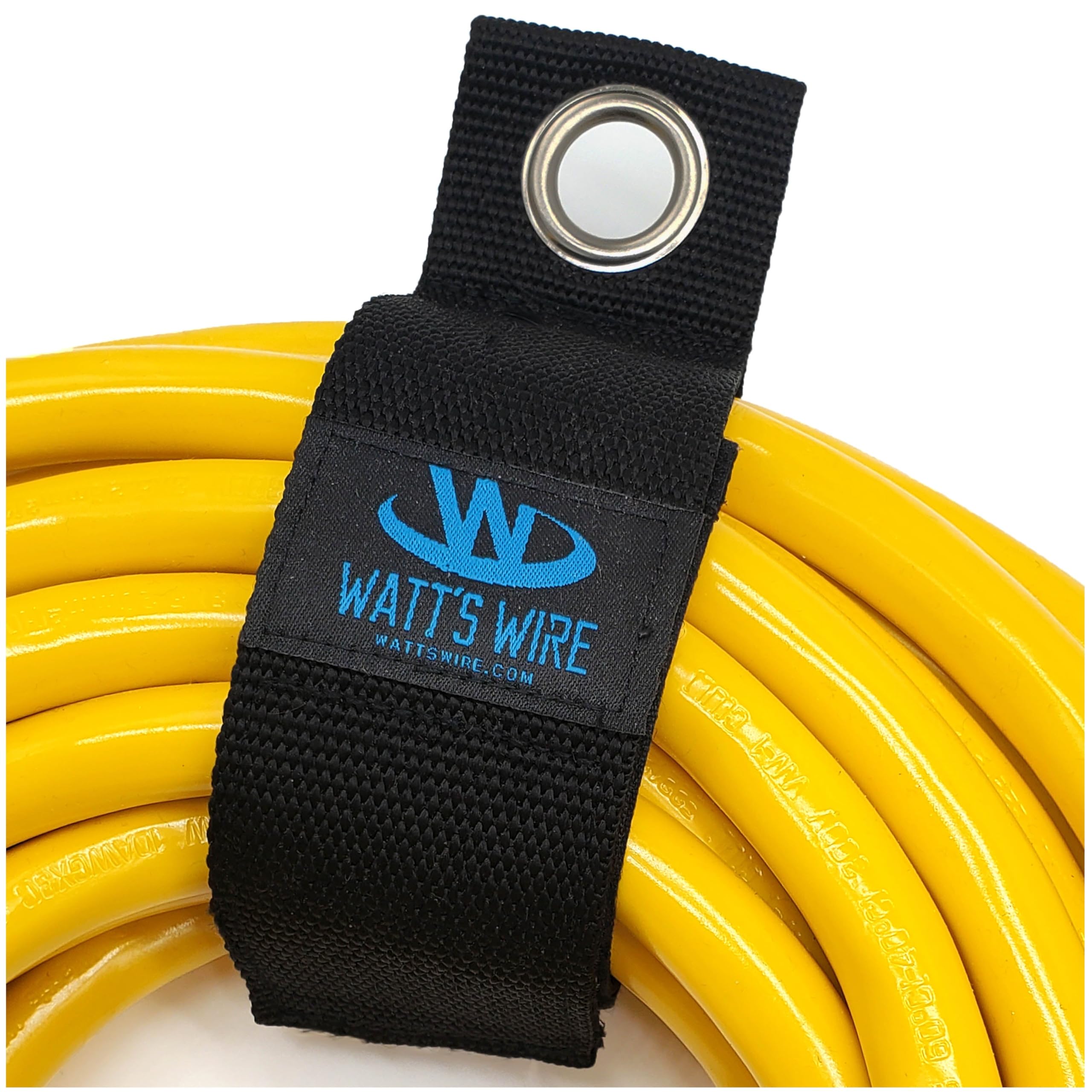 Heavy Duty Storage Straps - Single: Size Medium - Extension Cord Ties - Storage Strap - By Watt's Wire