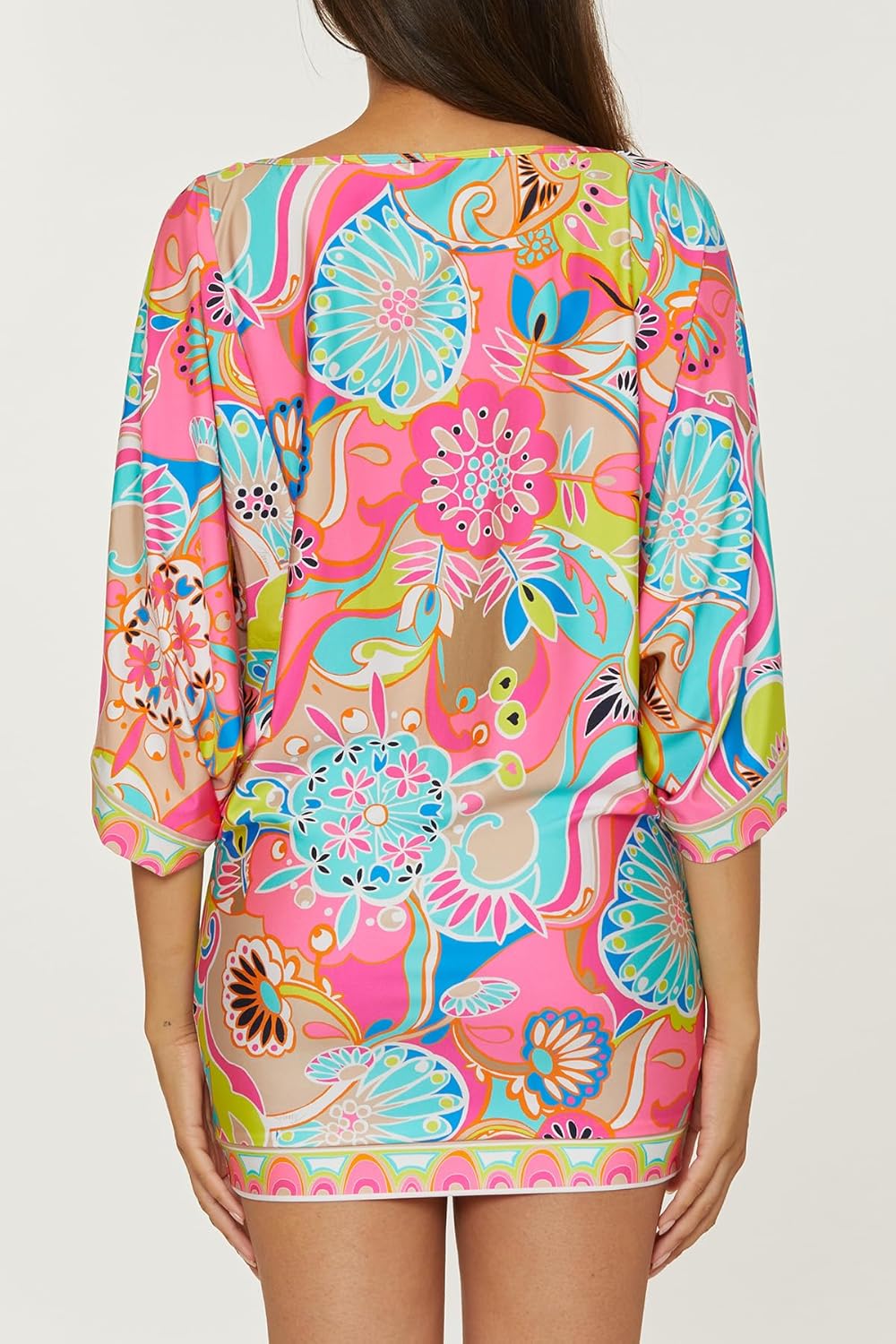 Trina Turk Womens Venus Casablanca Swim Dress, Casual, Beach Cover Ups for Women - Image 3