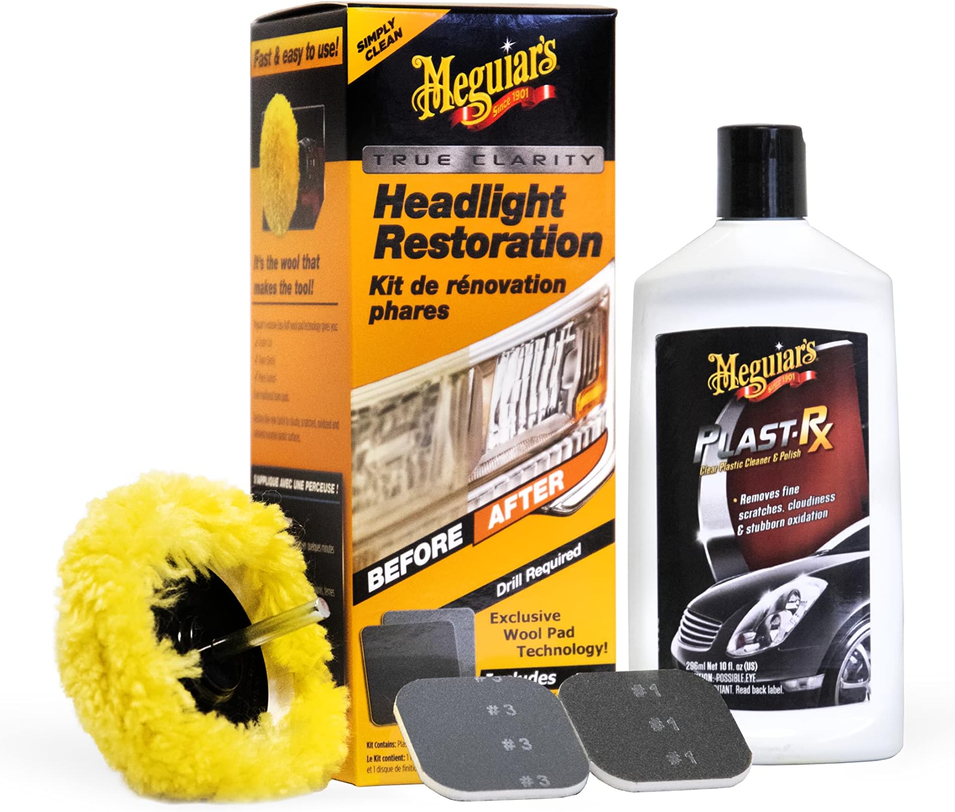G1900K Headlight and Clear Plastic Restoration Kit