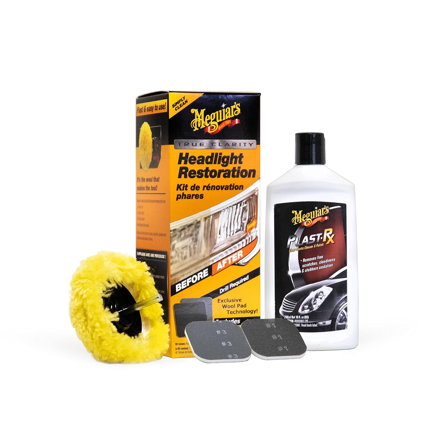 MEGUIAR'S G1900K Headlight Restoration Kit Amazon.in Car & Motorbike