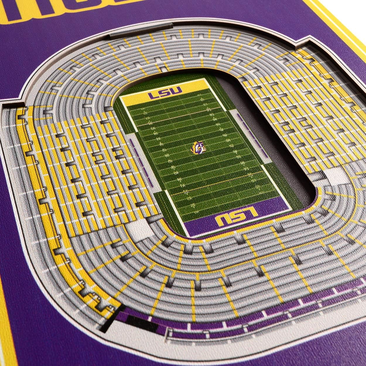 YouTheFan NCAA 3D StadiumView 8x32 Banner