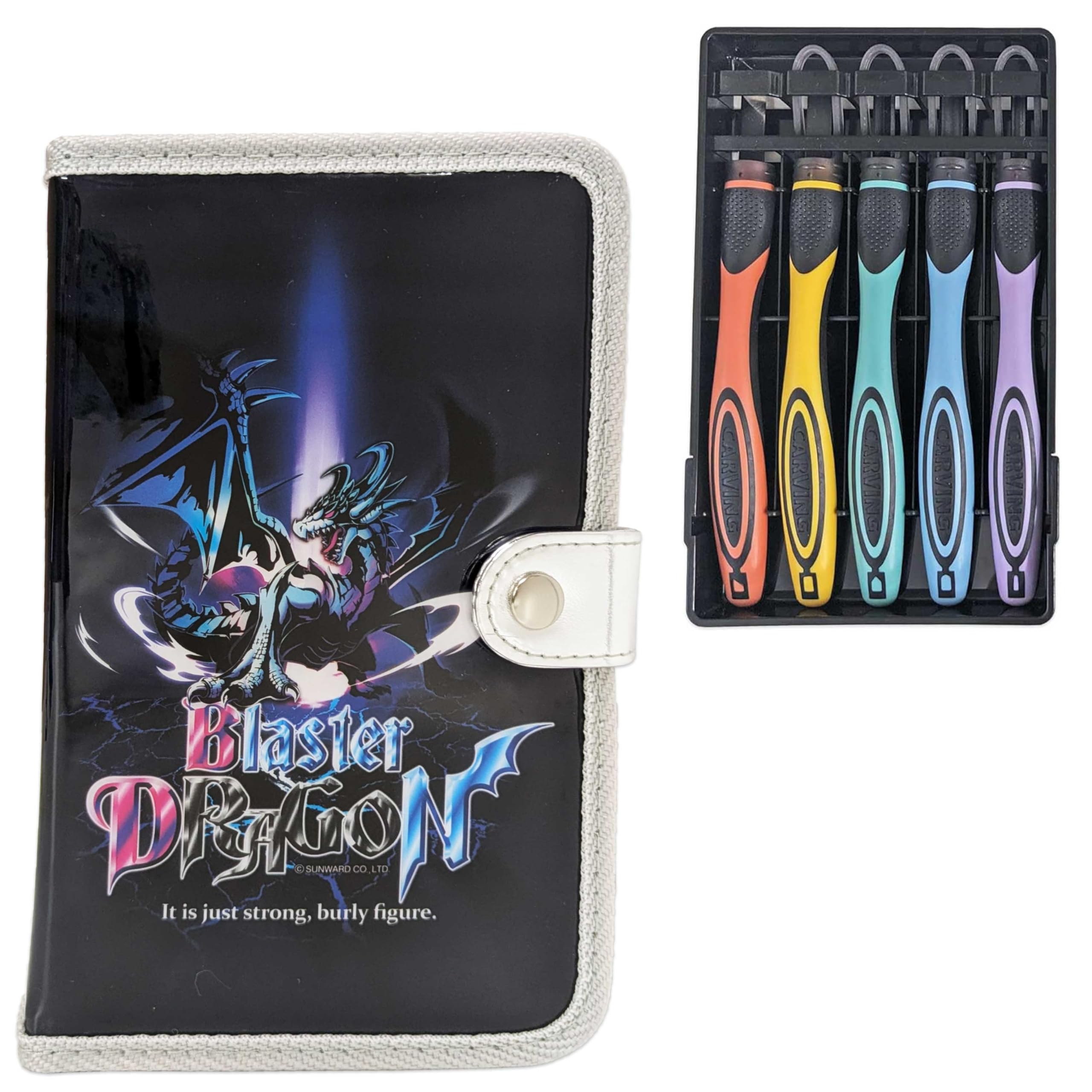 Amazon.co.jp: 彫刻刀セット ブラスタードラゴン 2WAY GRIP彫刻刀