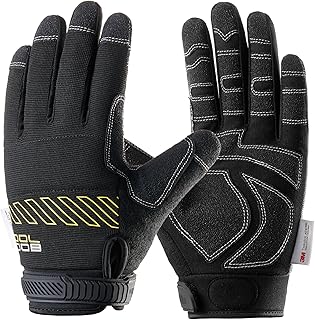 Winter Work Gloves for Men, 3M Thinsulate Thermal Gloves reinforced with PVC anti-slip pads