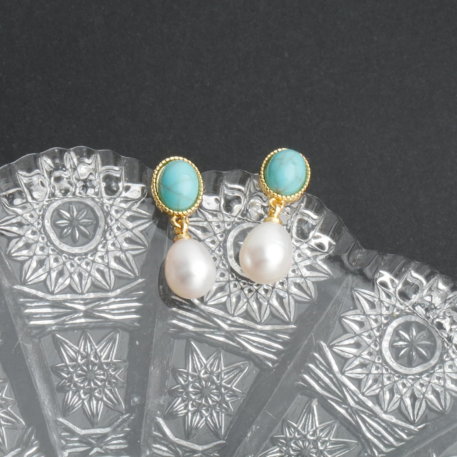 Freshwater Cultured White Pearl Dangling Drop Earrings for Classy Women - Image 4