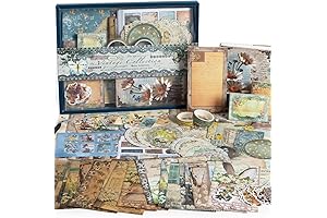 ALKALO Vintage Scrapbooking Kit for Creative Teen Girls