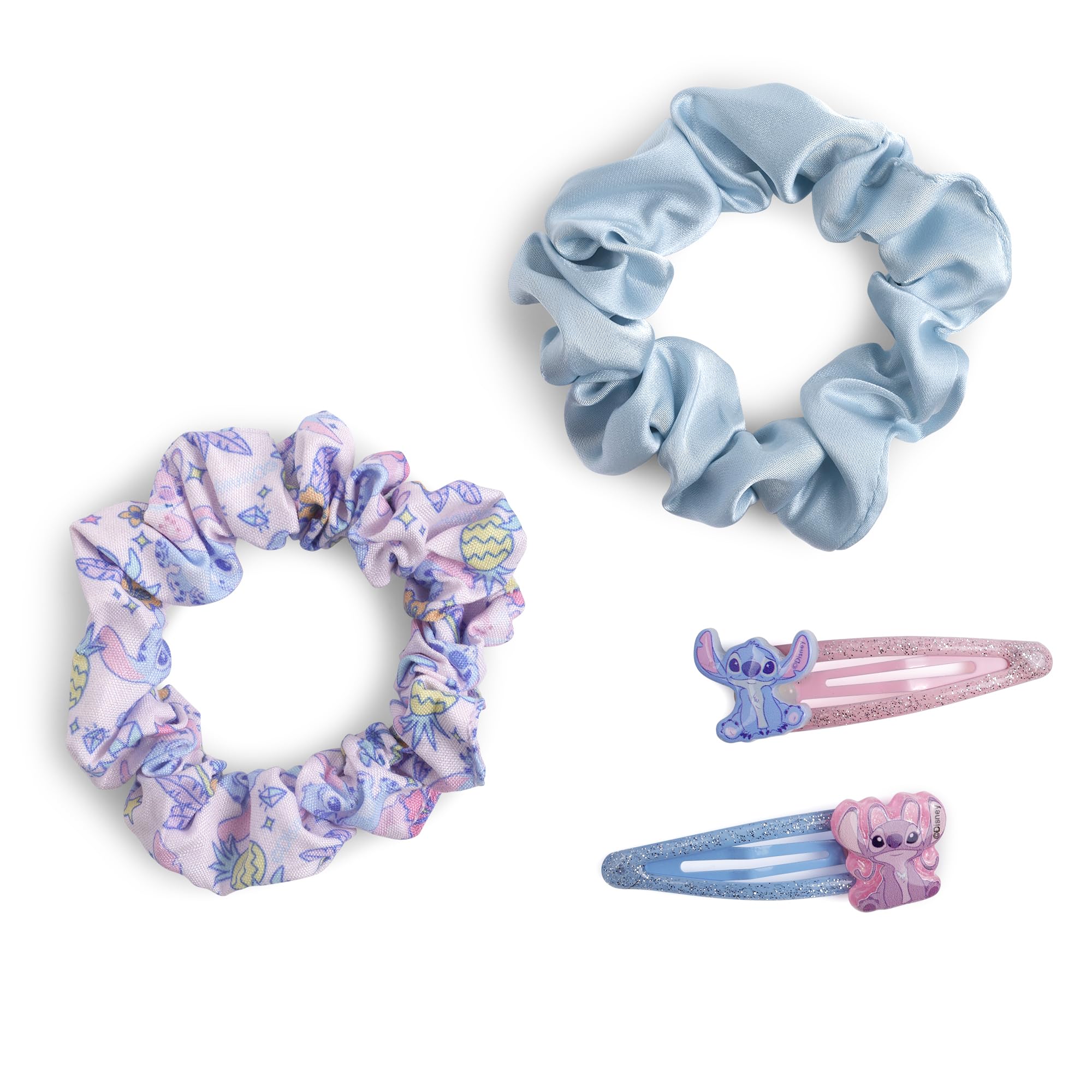 CERDÁ LIFE'S LITTLE MOMENTS | Zestaw kosmetyków Stitch dla dziewczynek z okularami przeciwsłonecznymi, spinkami do włosów i gumkami do włosów - zabawny i funkcjonalny styl fryzury, Biały, rozmiar