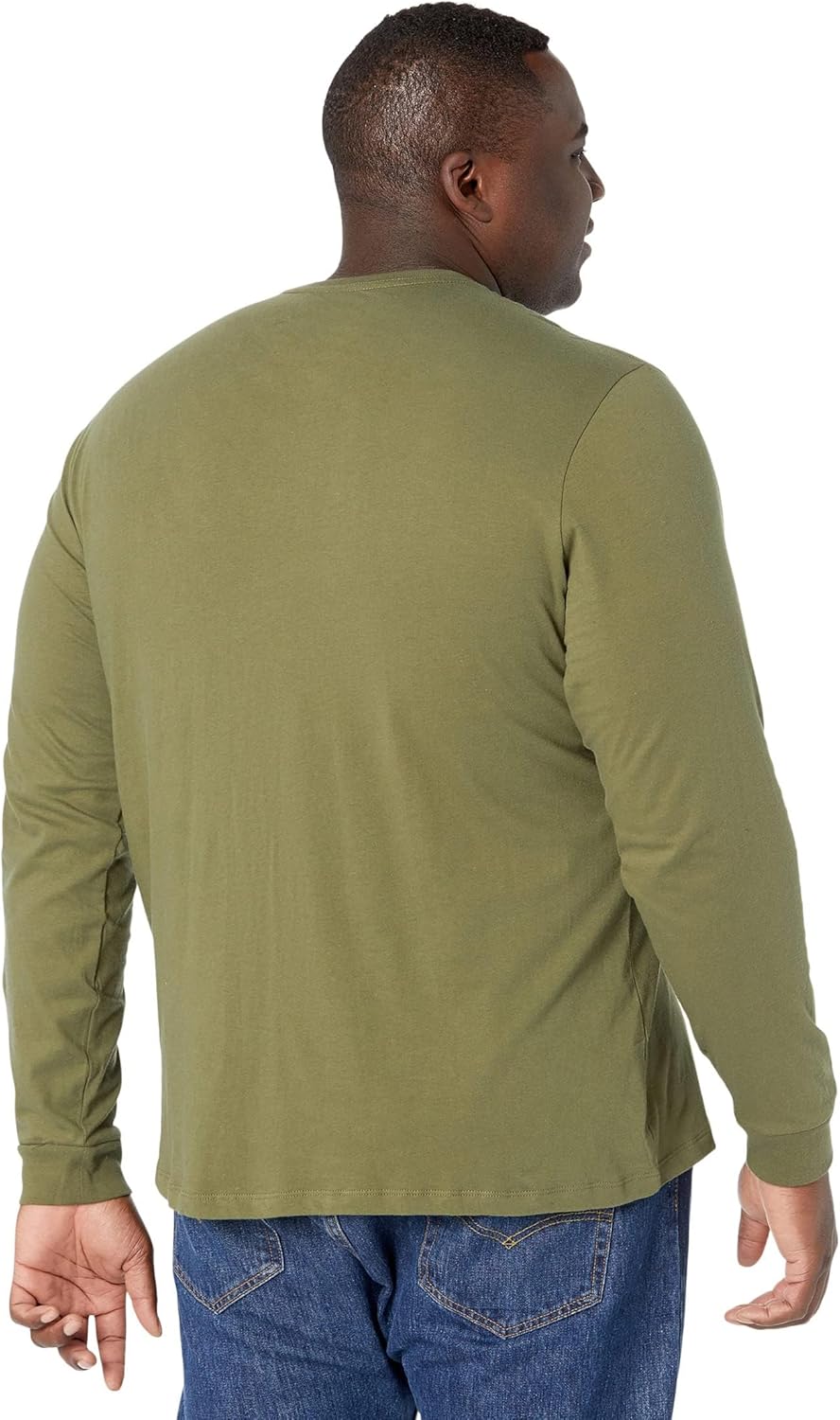 Hurley One & Only Icon Long Sleeve Tee Olive 2XL
