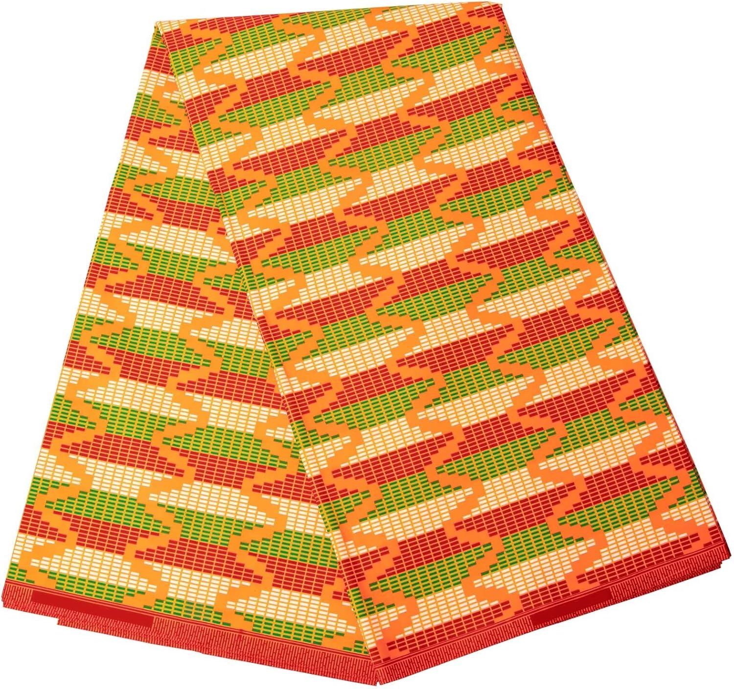 African Fabric 6 Yards Ankara Fabric Tribal Print Kente Cloth for Dashiki Party Dress
