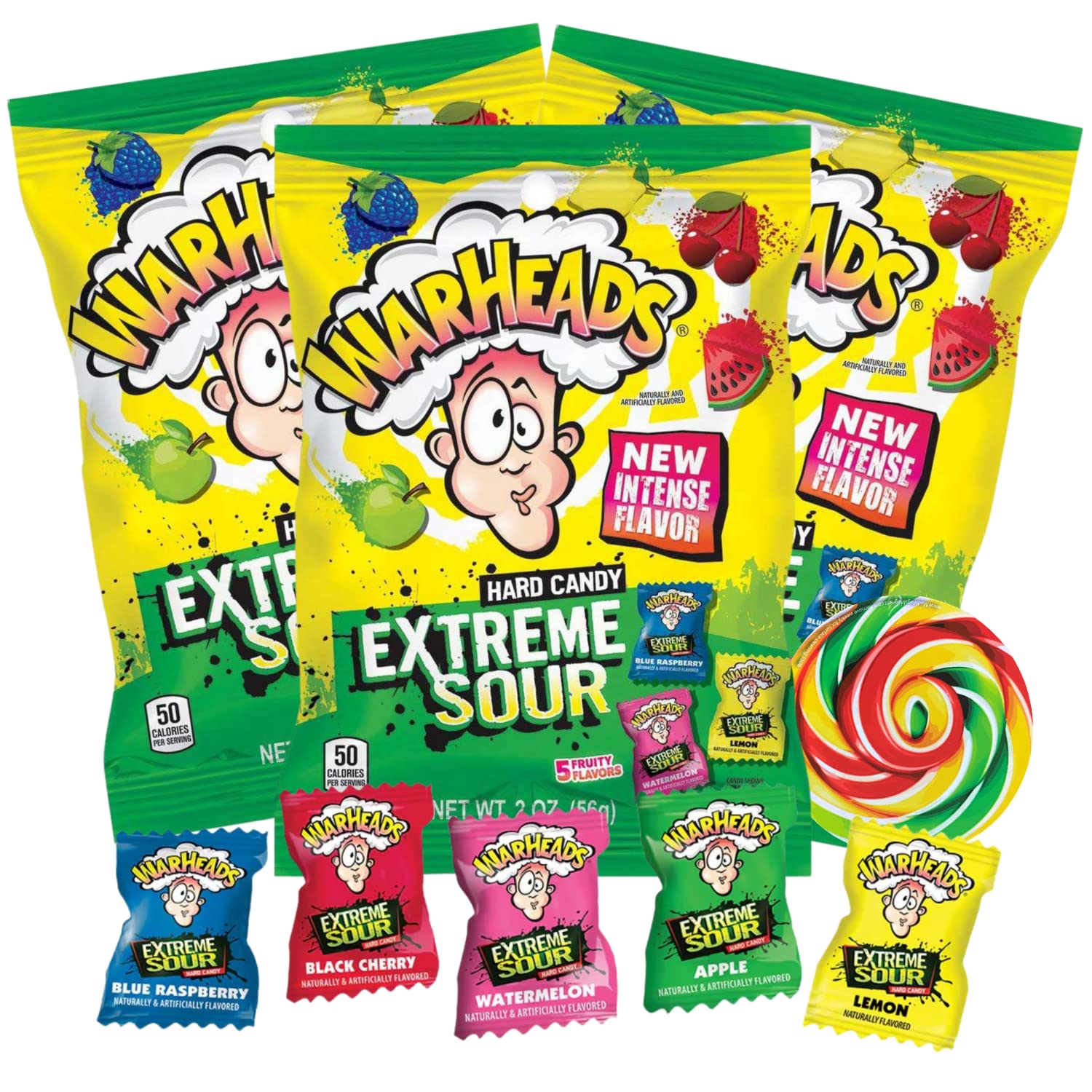 Buy Warheads Extreme Sour Hard Candy, Individually Wrapped Assorted