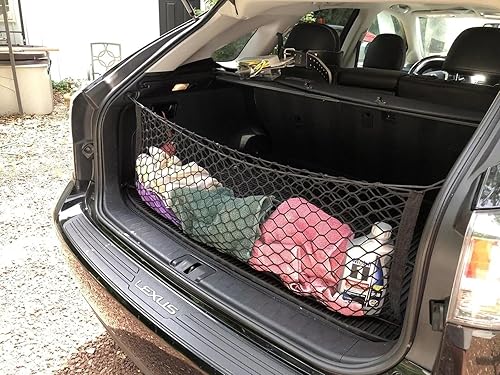 Miniatura 2 de Trunk Organizer Cargo Net for Lexus RX350 350L 450h 450hL 2010–2025 – Envelope Style Cargo Net for SUV – Premium Mesh Car Trunk Organizer –