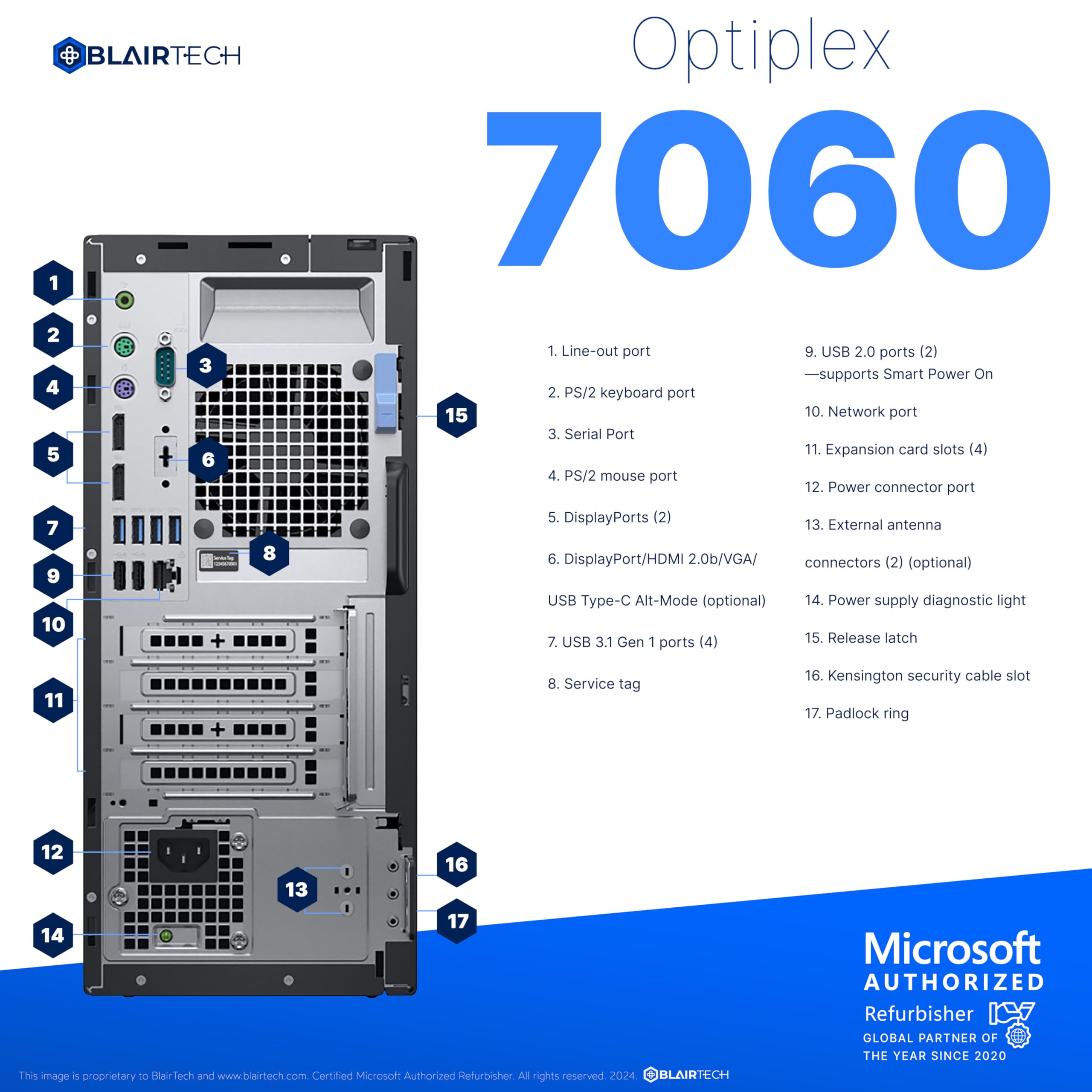 Amazon.com: Dell Optiplex 7060 Tower Desktop Computer | Intel i7