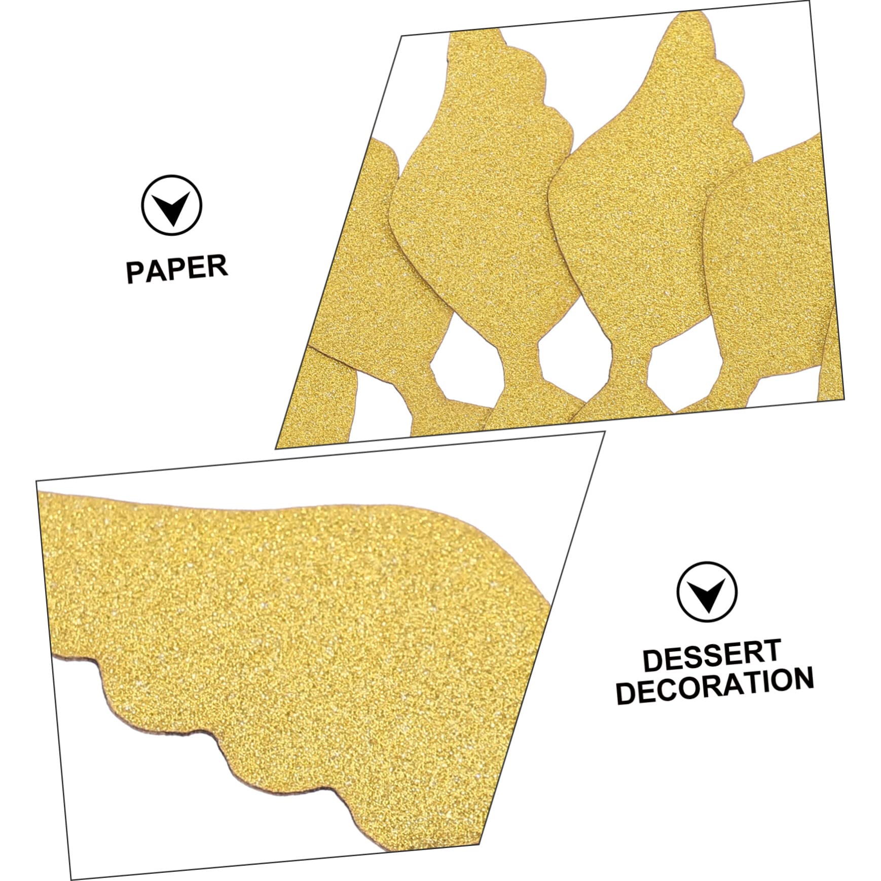 MAGICLULU Lot De 2 Décorations De Gâteaux en Forme De Figurines pour Décoration De Gâteaux d'anniversaire 150 Pièces X 2