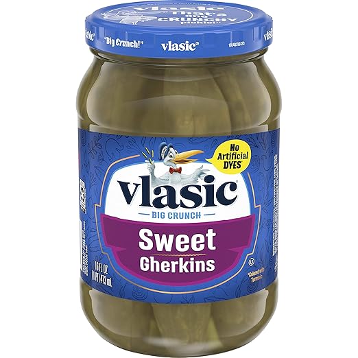 Vlasic Sweet Gherkin Pickles, 16 FL oz Grocery & Gourmet