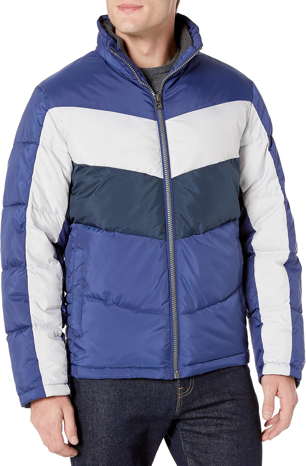 Southold Zip Front Quilted Ski Jacket 