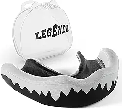 LEGENDA Protetor Bucal Legenda Boxe, Mma Para Adultos E Jovens - Protetor Bucal Esportivo Para Futebol, Hóquei - Protetor Bucal Para Artes Marciais, Luta Livre, Jiu-Jitsu, Muay Thai, Bjj, Caratê, Ki