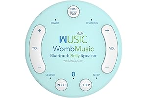 Monitor fetal de latidos para embarazada| Altavoces inalámbricos Bluetooth Womb Music para...