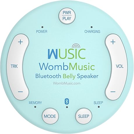 Monitor fetal de latidos para embarazada| Altavoces inalámbricos Bluetooth Womb Music para...