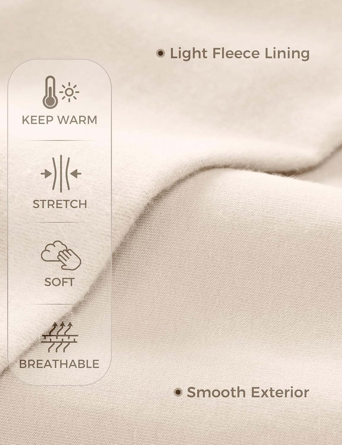 CRZ YOGA Fleece Sweatpants Women Cotton Joggers High Waisted Lounge Casual Travel Elastic Bottom Pants with Pockets - Image 5