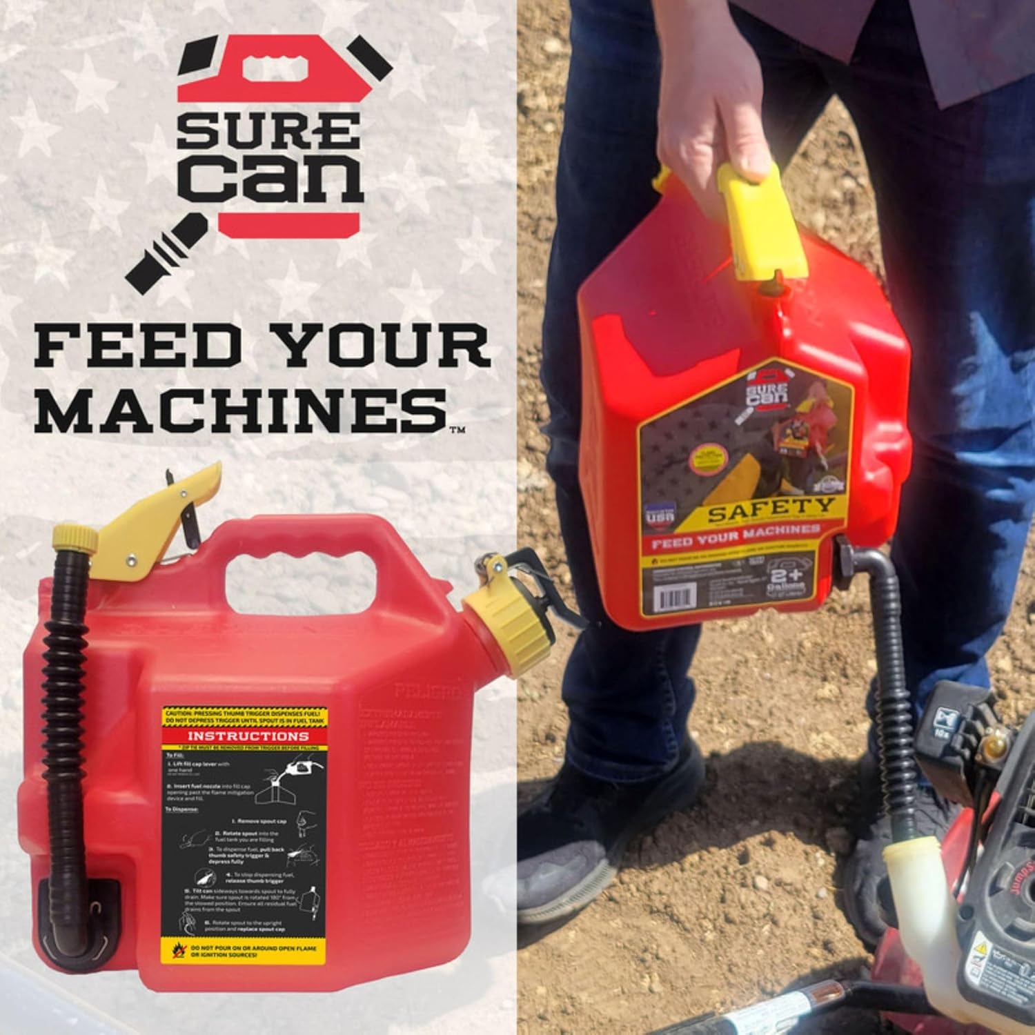 Surecan 2 Gallon Gasoline Container - Image 16
