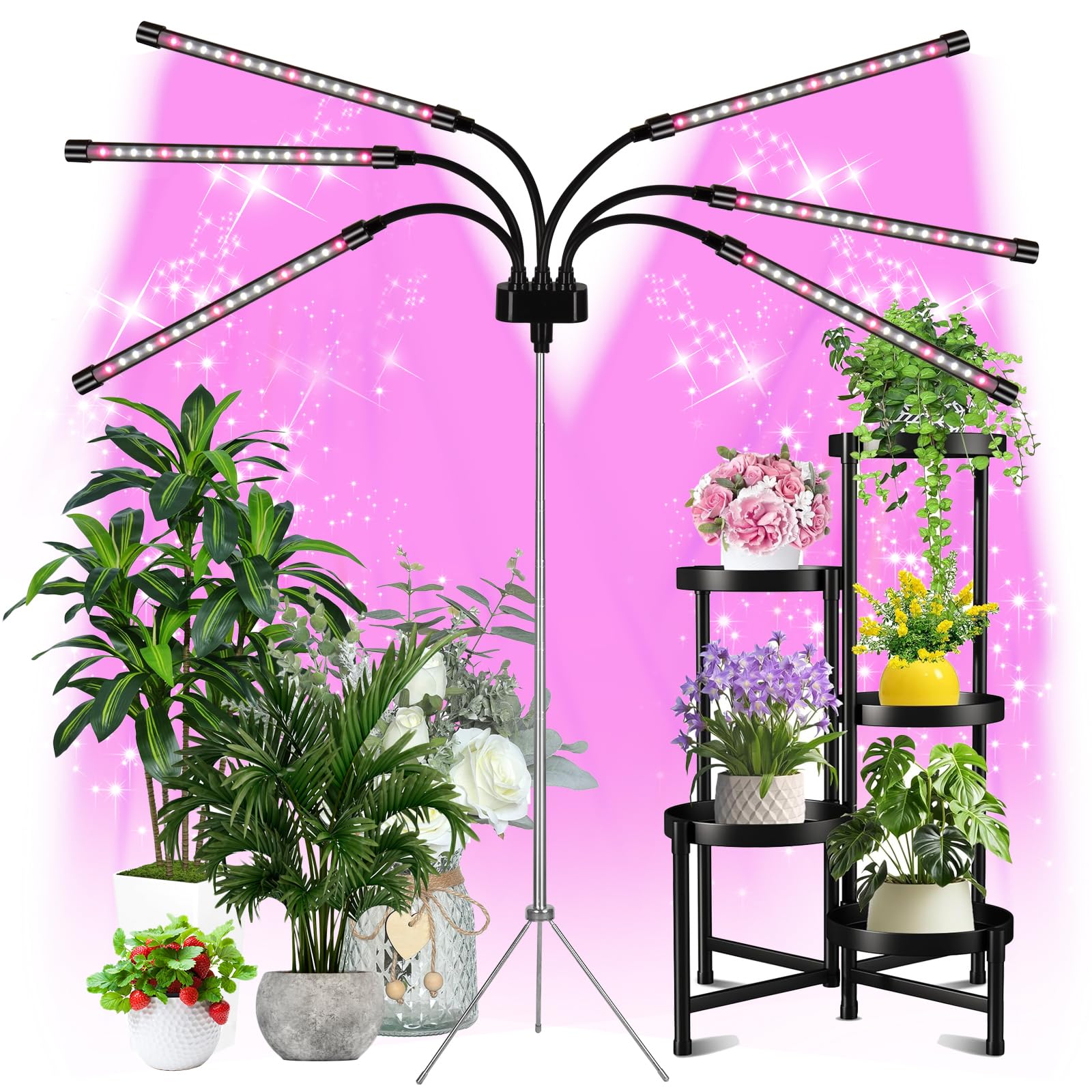 Amazon.com : Mefflypee Grow Lights for Indoor Plants, LED Grow