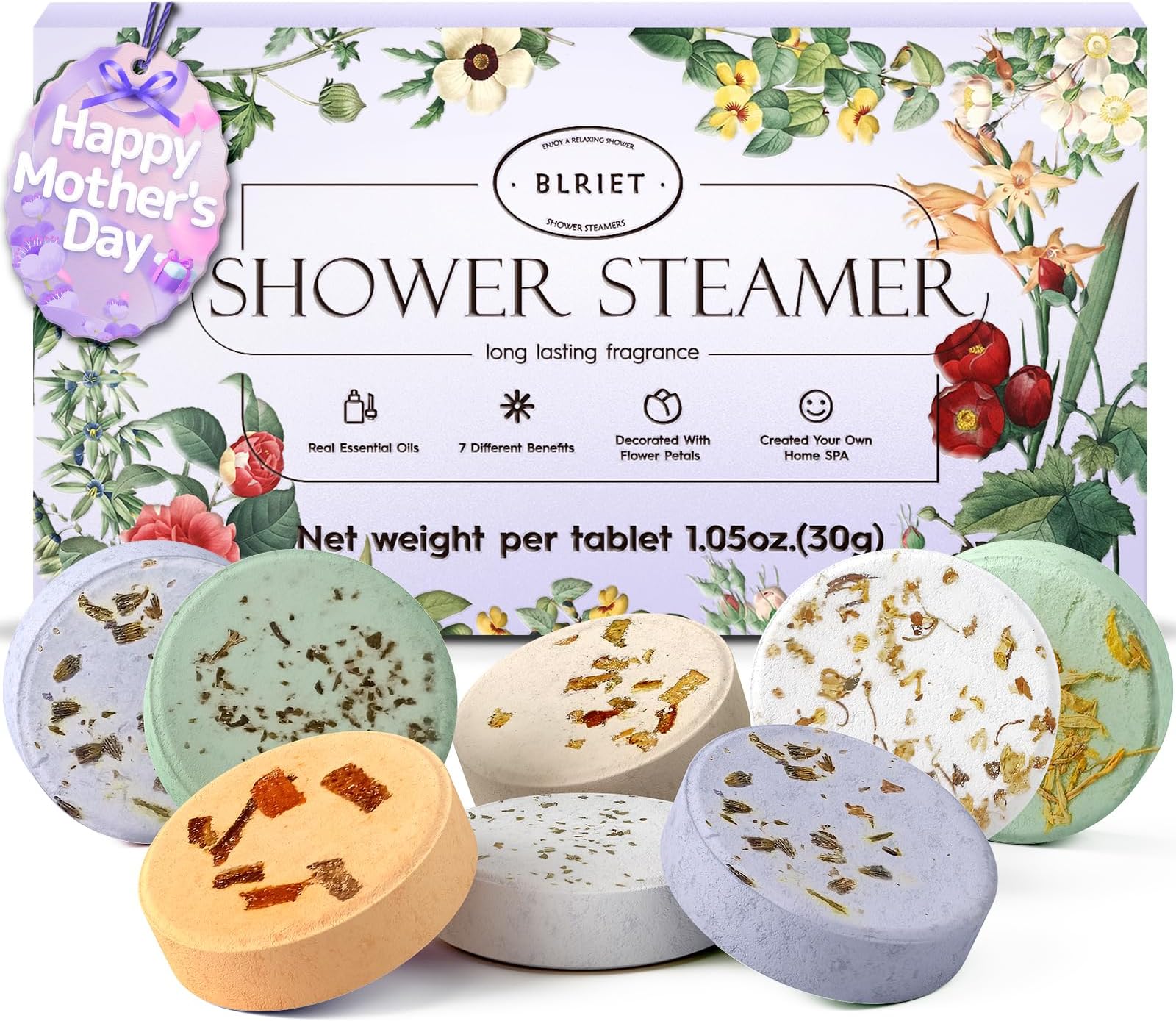 Onsen & Bloom Shower Steamers Refreshing Shower Bombs