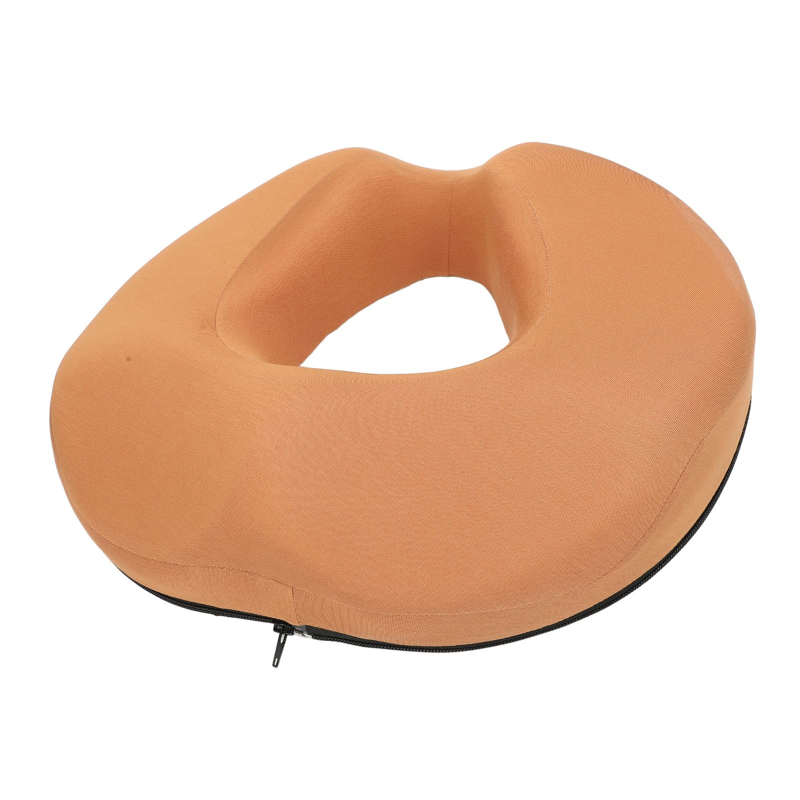 Cuscino a Ciambella Cuscino Comfort Traspirante per Migliorare la Postura Seduta per Uso Domestico in Ufficio, Materiali in Lattice + Nylon (Arancia)