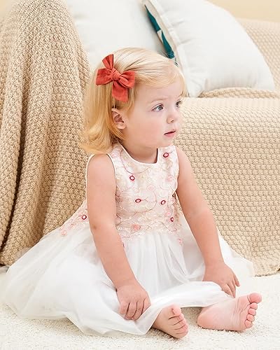 Miniatura 4 de jollybows 24 pinzas para el pelo para bebé, pasadores totalmente forrados, pinzas de cocodrilo, accesorios para el cabello para niñas pequeñas,