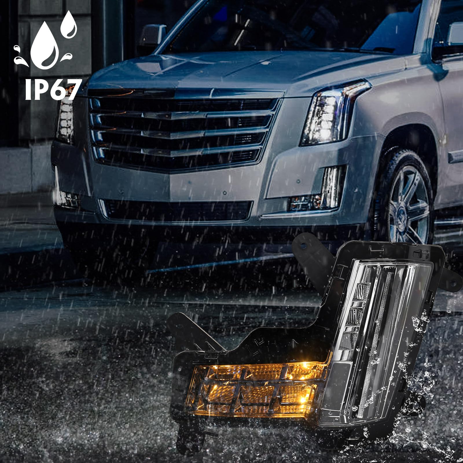 Amazon.com: FIONE LED Fog Light for Cadillac Escalade 2015-2020