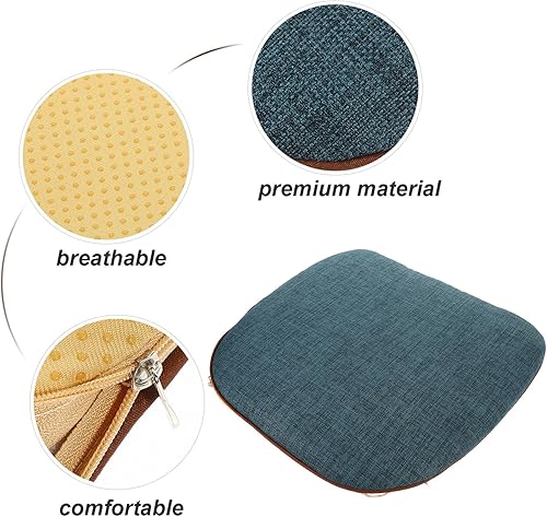 Miniatura 9 de NUOBESTY Cojines de asiento de interior para sillas de cocina, cojines de silla, cojines de asiento para silla de escritorio, alfombrilla de asiento