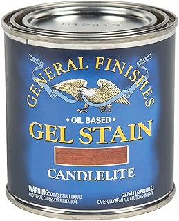 General Finishes Oil Based Wood Stain, Candlelite
