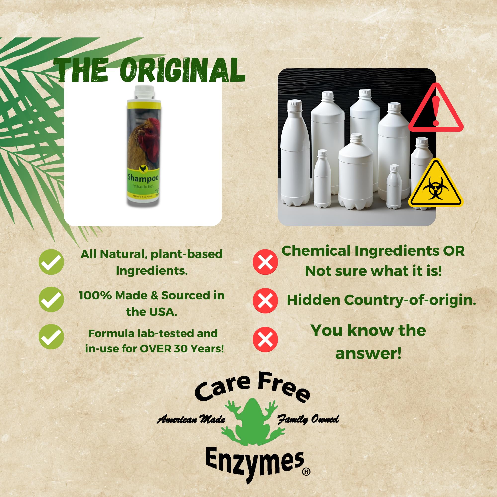 Carefree Enzymes Producto de higiene avícola