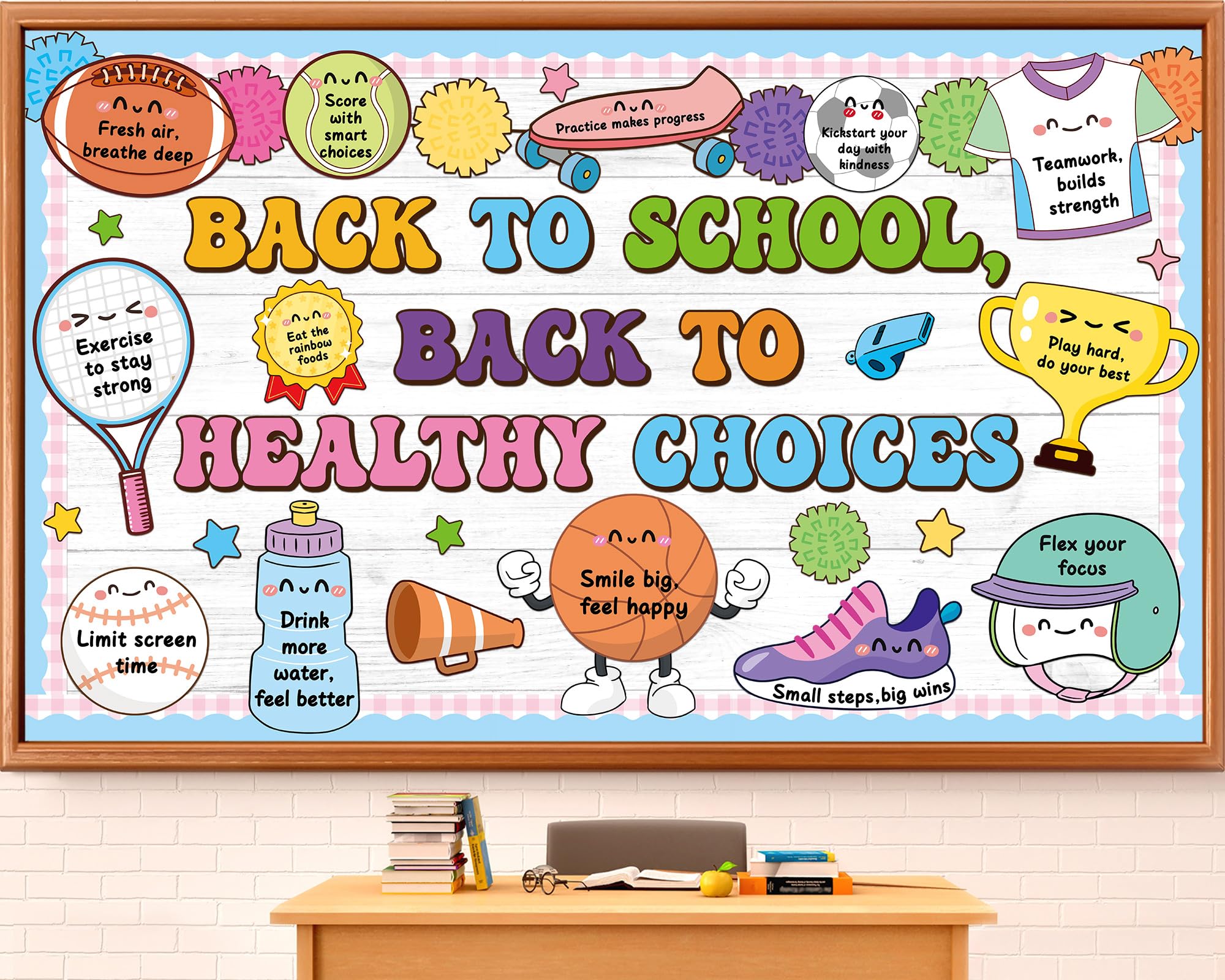 Découpes en papier rentrée scolaire et kit de motivation aux habitudes saines