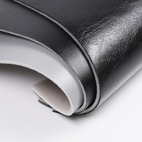 Miniatura 7 de Tela de vinilo con respaldo de espuma, 54 pulgadas de ancho x 36 pulgadas de largo, tela impermeable de cuero de vinilo marino con material de