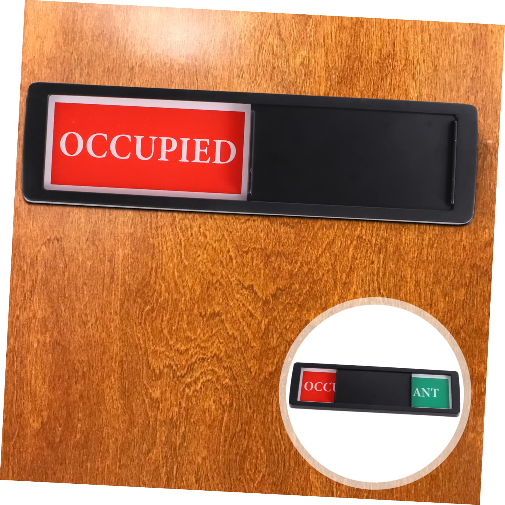 NUOBESTY 10piezas Señal De Privacidad Magnética Deslizante Para y Baño Indicador Vacante Ocupado Placa Para Sala De Conferencias y