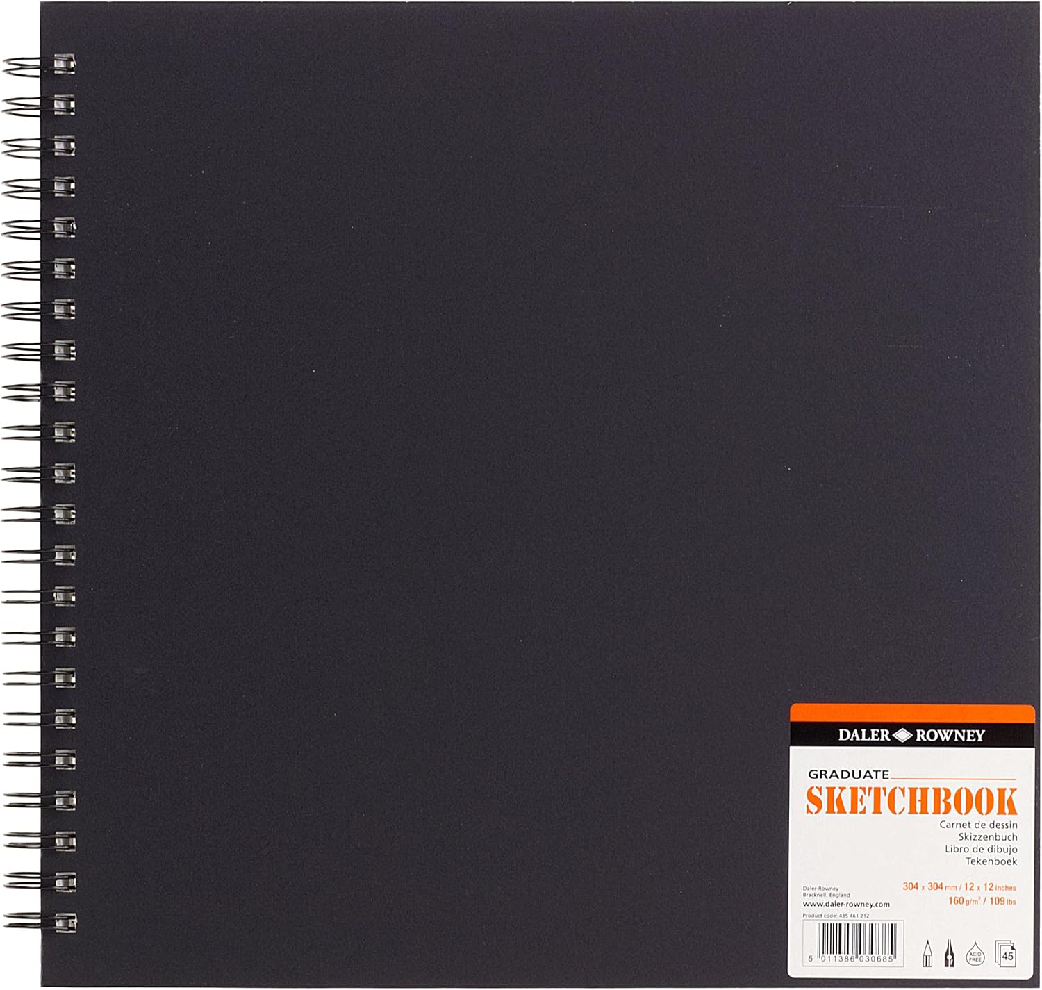 DALER ROWNEY - Layout Carta Pastiglia - 45gsm - 80 Pagine - A3/A4 - Fatto IN EUR 20,74 - IT