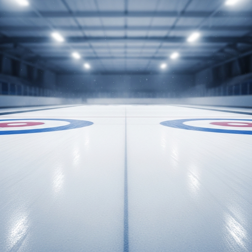 Calm Curling Ice Sheet Ambience | Fire 4K Fire TV