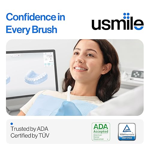 Miniatura 12 de usmile Y10 PRO - Cepillo de dientes eléctrico recargable con pantalla inteligente, detección de puntos perdidos, sensor de presión, duración