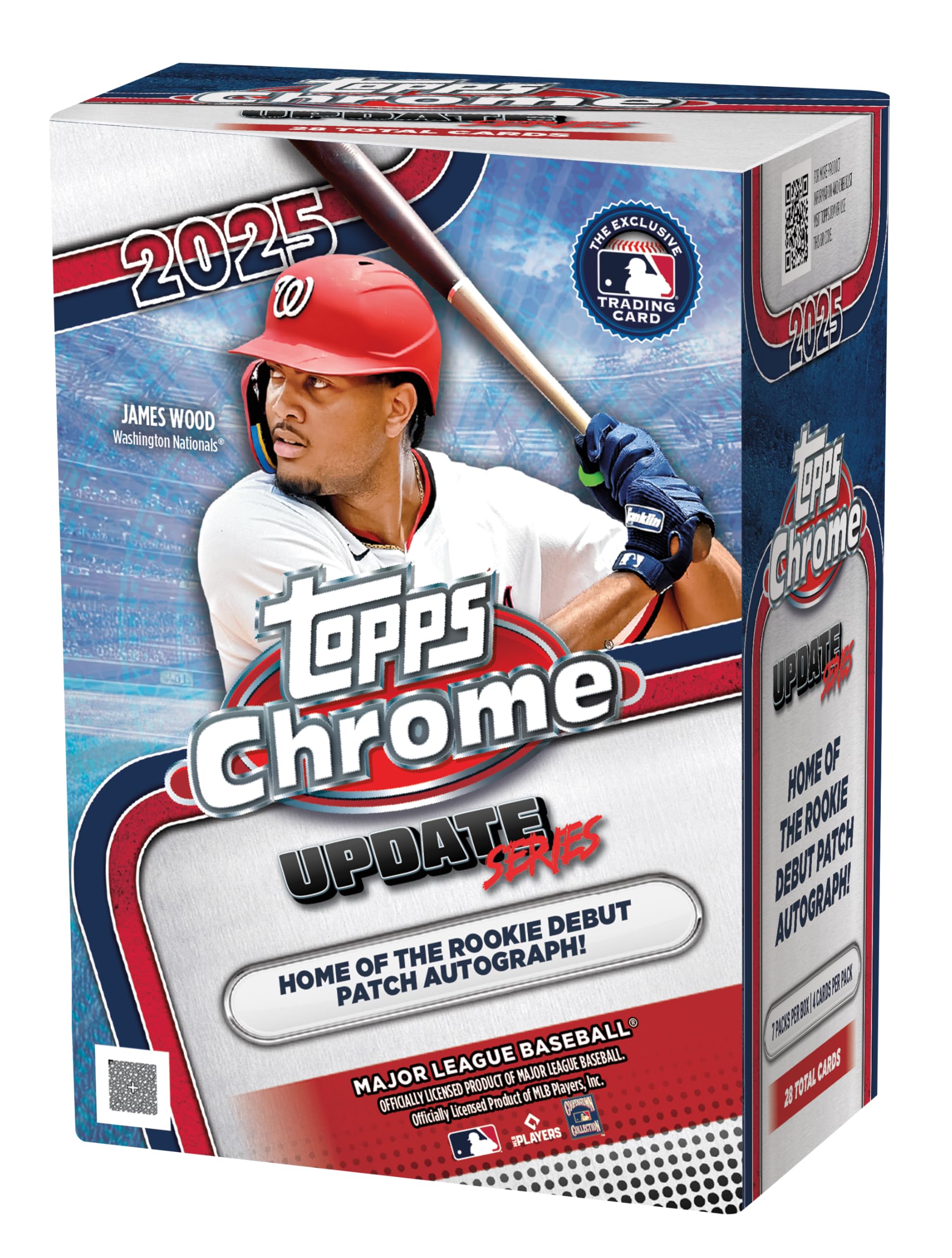 Aggiornamenti Topps Chrome 2025 BB - Sigillato in fabbrica - Scatola di valore