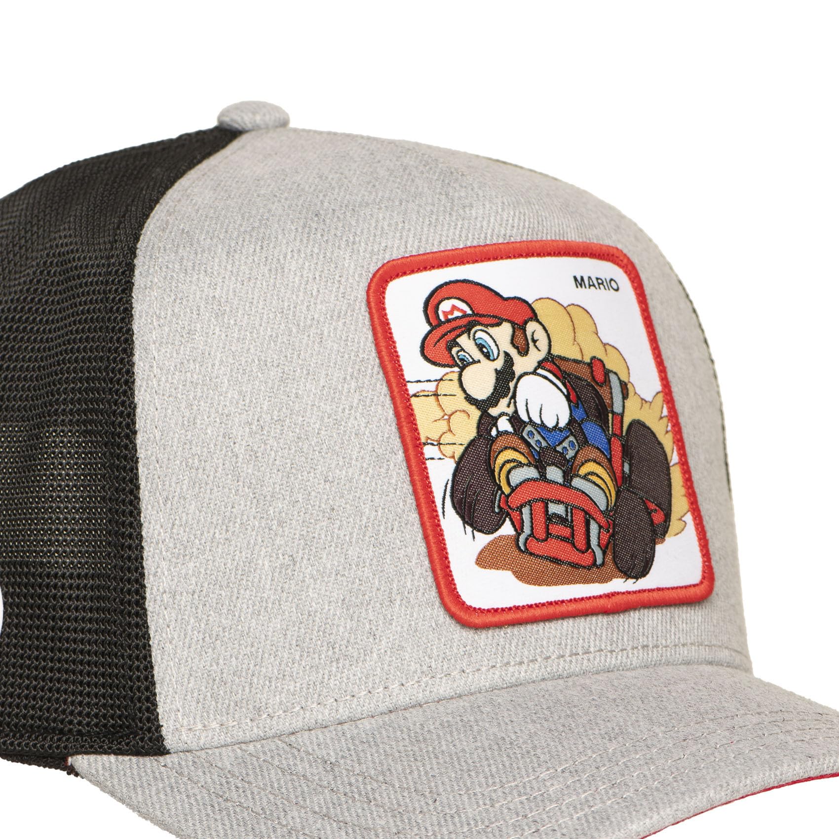Capslab Semi Curved Super Mario Cap Basecap Baseballcap Truckercap Meshcap Damen/Herren - Snapback, mit Schirm Frühling-Sommer Herbst-Winter Frühjahr Sommer Herbst