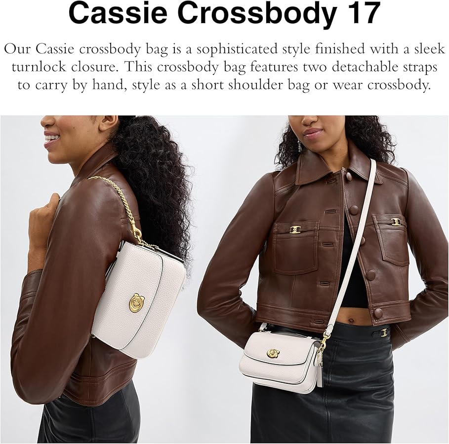 Coach Refined Pebble Leather Cassie Crossbody 17: Handbags: Amazon.com