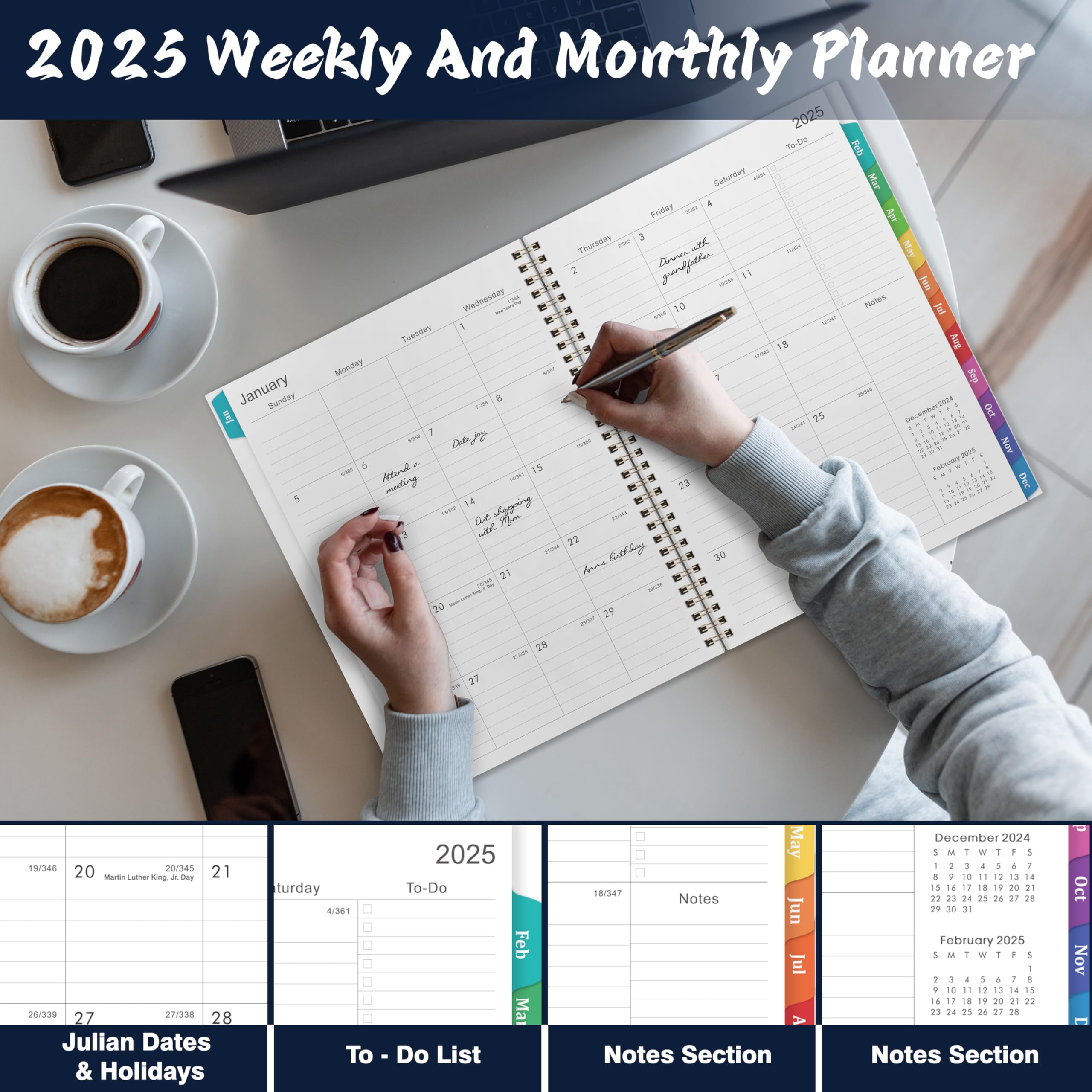 8.5 x 11 Weekly Planner Page