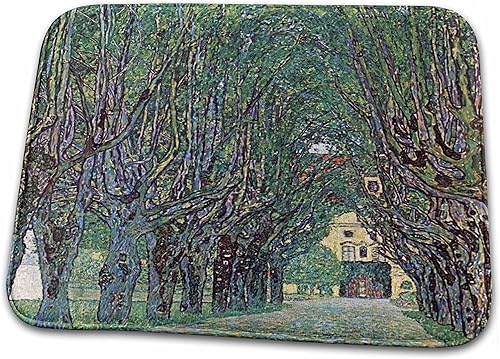 Miniatura 1 de 3dRose - Klimt - Ave in Schloss Kammer Park - Bathroom Bath Rug Mat - (rug-49322-1)