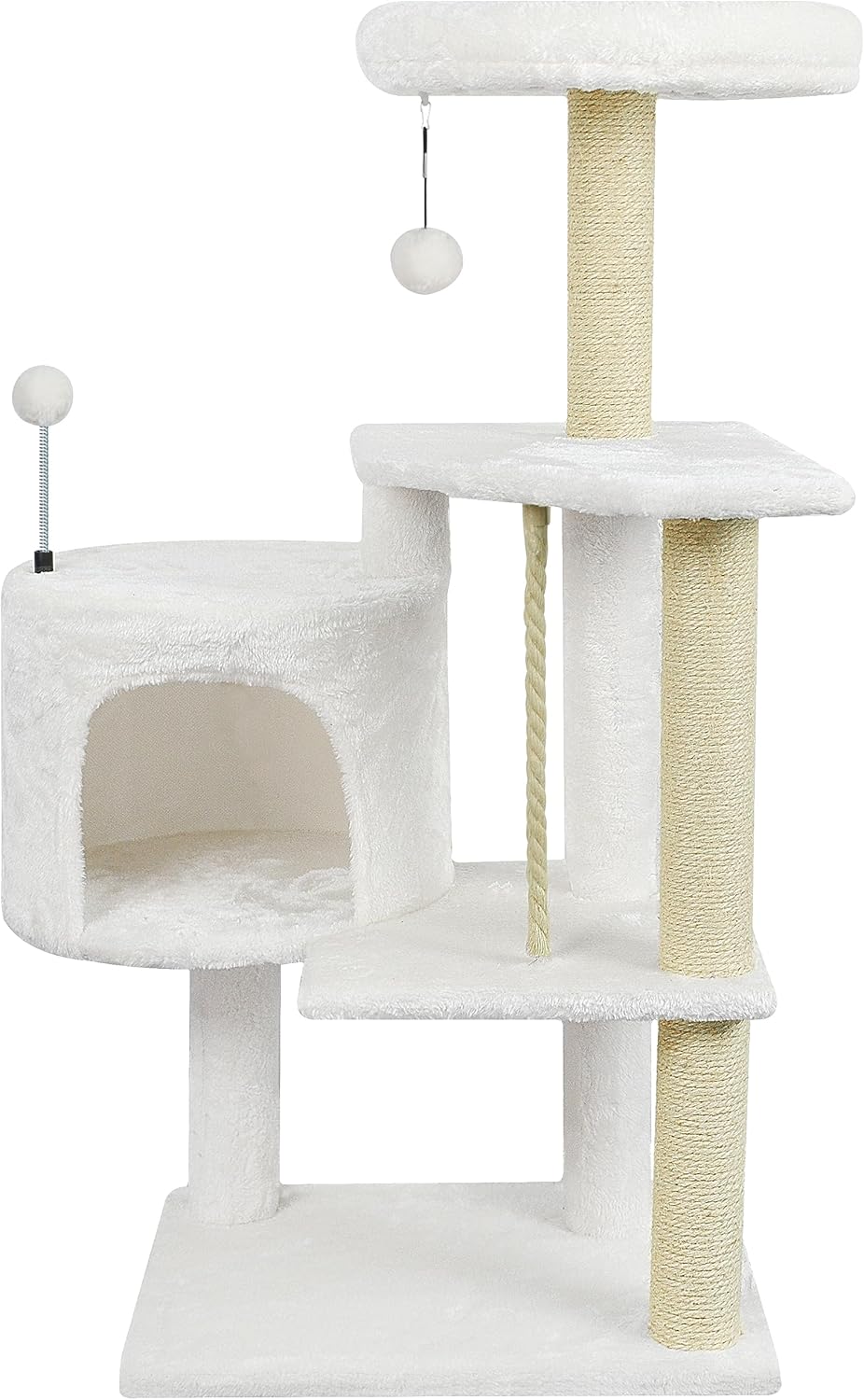 TINWEIUS 01A Cat Tree Scratching Toy Activity Centre Cat