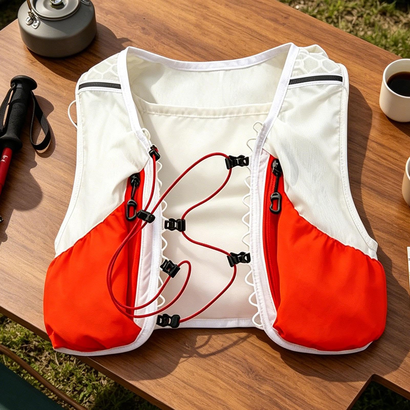 Gilet de course, léger | Gilet de course à pied d'hydratation - Convient pour l'entraînement, la randonnée, la gym, les voyages, le fitness, l'entraînement, les coureurs, l'exercice, le trail, les